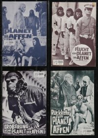 2d0915 LOT OF 4 PLANET OF THE APES AUSTRIAN PROGRAMS 1960s-1970s great different images!