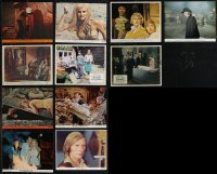 2d0866 LOT OF 11 HORROR COLOR 8X10 STILLS 1960s-1970s great scenes from several different movies!