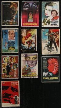 2d0898 LOT OF 10 SPANISH HERALDS 1960s-1970s great images from a variety of different movies!