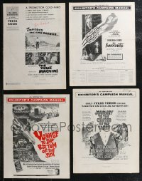 2d0227 LOT OF 4 SCI-FI/HORROR PRESSBOOKS 1940s-1970s great advertising for several movies!