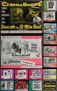 2d0137 LOT OF 27 20TH CENTURY FOX CINEMASCOPE PRESSBOOKS 1950s advertising for a variety of movies!