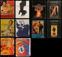 2d0630 LOT OF 10 CHRISTIE'S SOUTH KENSINGTON AUCTION CATALOGS 1990s-2000s cool movie poster images!