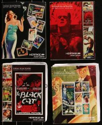 2d0648 LOT OF 4 HERITAGE 2009-10 MOVIE POSTER AUCTION CATALOGS 2009-2010 great color images!