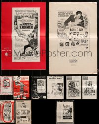 2d0512 LOT OF 11 ERROL FLYNN UNCUT PRESSBOOKS 1930s-1950s advertising for several of his movies!