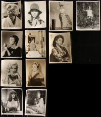 2d0867 LOT OF 11 1950S-1970S STILLS OF PRETTY ACTRESSES 1950s-1970s portraits of beautiful women!