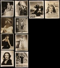 2d0869 LOT OF 10 1920S-1940S STILLS OF PRETTY ACTRESSES 1920s-1940s portraits of beautiful women!