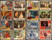 2d0401 LOT OF 38 1950S LOBBY CARDS 1950s incomplete sets from a variety of different movies!