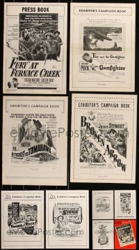 2d0155 LOT OF 18 20TH CENTURY FOX COWBOY WESTERN PRESSBOOKS 1940s-1950s cool movie advertising!