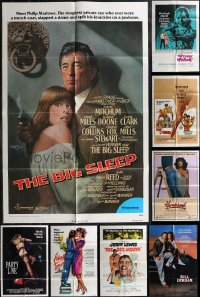 2d0328 LOT OF 10 FOLDED 1960S-80S ONE-SHEETS 1960s-1980s great images from a variety of different movies!