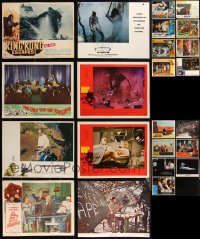 2d0400 LOT OF 39 HORROR LOBBY CARDS 1950s-1980s great scenes from several scary movies!