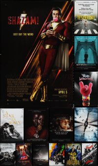 2d1267 LOT OF 17 UNFOLDED DOUBLE-SIDED 27X40 ONE-SHEETS 2010s-2020s a variety of cool movie images!