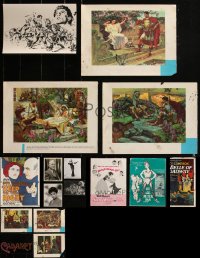 2d0754 LOT OF 19 MISCELLANEOUS ITEMS 1920s-1970s a variety of cool movie images & more!