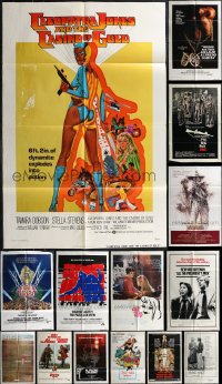 2d0317 LOT OF 18 FOLDED ONE-SHEETS 1960s-1980s great images from a variety of different movies!