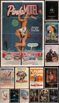 2d0316 LOT OF 19 FOLDED ONE-SHEETS 1980s great images from a variety of different movies!