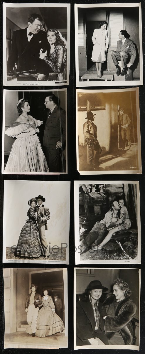 2d0845 Lot Of 22 1930s 40s 8x10 Stills 1930s 1940s Scenes And Portraits From A 