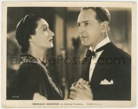 2f1862 DRACULA'S DAUGHTER 8x10.25 still 1936 great close up of Gloria Holden & worried Otto Kruger!