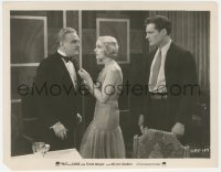 2f1876 FAST & LOOSE 8.25x10.25 still 1930 Carole Lombard between Frank Morgan & Charles Starrett!