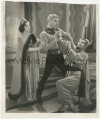 2f1881 FLASH GORDON'S TRIP TO MARS chap 12 8x10 key book still 1938 Crabbe protects Roberts from Ming!