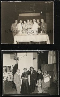 2f1760 I LOVE LUCY 2 TV deluxe from 3.75x4.75 to 4x5 stills 1951 candid Desi Arnaz and Lucille Ball!