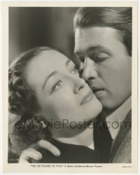 2f1922 ICE FOLLIES OF 1939 8x10.25 still 1939 super close portrait of Joan Crawford & James Stewart!