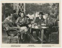 2f1985 NOTORIOUS 8x10.25 still 1946 Cary Grant at table with Ingrid Bergman & Claude Rains, Hitchcock