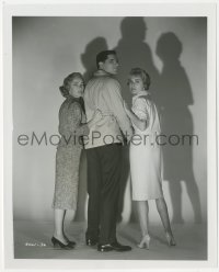 2f1996 PSYCHO 8x10 still R1969 John Gavin between Vera Miles & Janet Leigh, Hitchcock classic!