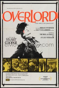 2f0448 OVERLORD English 1sh 1975 Brian Stirner, Davyd Harries, WWII D-Day!