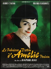 2f0115 AMELIE French 1p 2001 Jean-Pierre Jeunet, great close up of Audrey Tautou by Laurent Lufroy!