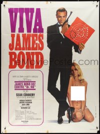 2f0136 DR. NO French 1p R1970 Thos art of Sean Connery as James Bond & sexy blonde!