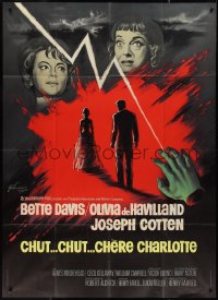 2f0149 HUSH...HUSH, SWEET CHARLOTTE French 1p 1965 Bette Davis, de Havilland, Grinsson art!