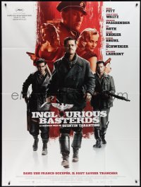 2f0150 INGLOURIOUS BASTERDS French 1p 2009 directed by Quentin Tarantino, Nazi-killer Brad Pitt!