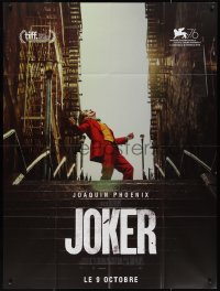 2f0153 JOKER teaser French 1p 2019 Joaquin Phoenix as the infamous DC Comics Batman villain!