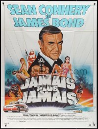 2f0161 NEVER SAY NEVER AGAIN French 1p 1983 art of Sean Connery as James Bond 007 by Michel Landi!