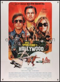 2f0168 ONCE UPON A TIME IN HOLLYWOOD French 1p 2019 Pitt, DiCaprio and Robbie by Chorney, Tarantino!