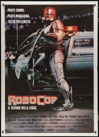 2f0088 ROBOCOP Italian 1p 1987 Paul Verhoeven classic, Peter Weller, part man, part machine, all cop