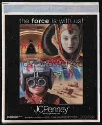 2f0474 PHANTOM MENACE newspaper advertising supplement 1999 the force is with JCPenney!