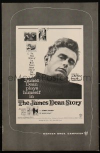 2f0278 JAMES DEAN STORY pressbook 1957 many great images of the legend, Was he Rebel or Giant, rare!