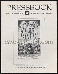 2f0418 LIFE OF BRIAN pressbook 1979 Monty Python, he's not the Messiah, he's just a naughty boy!