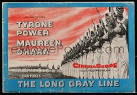 2f0288 LONG GRAY LINE pressbook 1954 Tyrone Power & Maureen O'Hara, plus West Point cadets, rare!