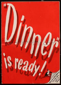 2f0297 MAN WHO CAME TO DINNER pressbook 1942 Bette Davis, Ann Sheridan, Jimmy Durante, very rare!