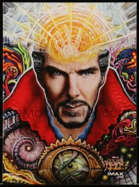 2f0471 DOCTOR STRANGE IMAX advance mini poster 2016 Randal Roberts art of Benedict Cumberbatch!