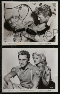 2f1610 ACE IN THE HOLE 16 8x10 stills 1951 w/ c/u of Kirk Douglas choking Jan Sterling, Billy Wilder!