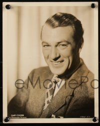 2f1755 GARY COOPER 2 from 7.25x9.25 to 8x10 stills 1930s great close-up portraits of the legend!