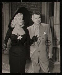 2f1728 JAYNE MANSFIELD 3 8x10 stills 1950s on Illegal set, with Ken Murray and Mickey Hargitay!