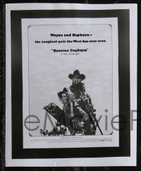 2f1664 ROOSTER COGBURN 8 8x10 stills 1975 great images of cowboy John Wayne & Katharine Hepburn!