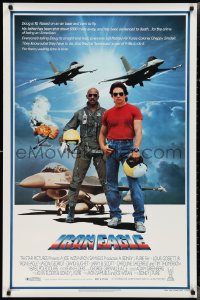 2g1212 IRON EAGLE int'l 1sh 1986 Louis Gossett Jr, Jason Gedrick was born to fly F-16s!