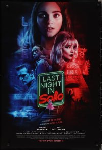 2g1249 LAST NIGHT IN SOHO advance DS 1sh 2021 Thomasin McKenzie, Anya Taylor-Joy, Matt Smith & Ajao!