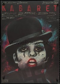 2g0682 CABARET Polish 27x38 R1988 wild different Liza Minnelli art by Andrzej Pagowski!