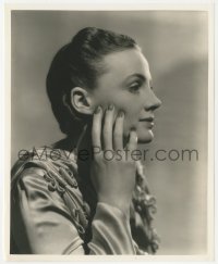 2j1765 FRIEDA INESCORT 8.25x10 still 1930s pretty head & shoulders profile portrait by Elmer Fryer!