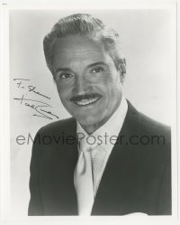 2j0259 HAL LINDEN signed 8x10 REPRO still 1980s great head & shoulders portrait wearing suit & tie!